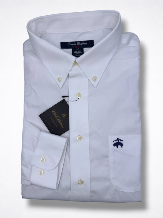 Camisa Brooks Brothers Xl 18-20 Adolescente Slim Fit Manga Larga Sirve para Talla S