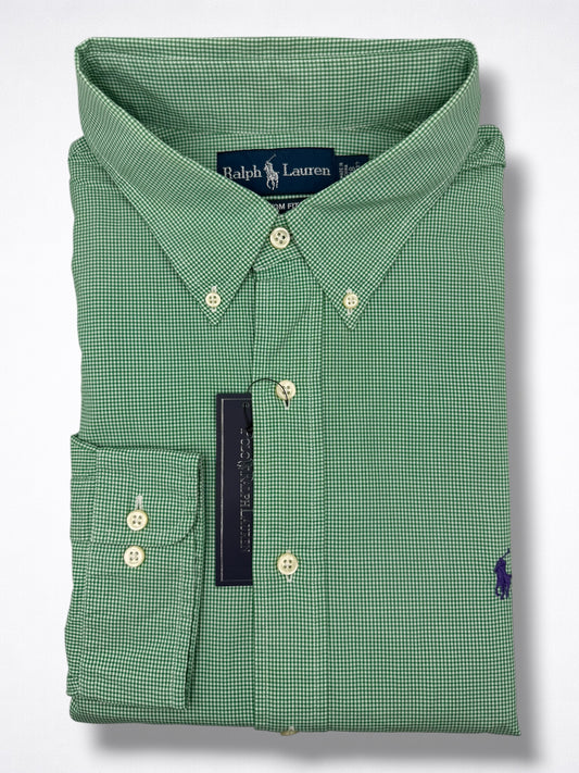 Camisa Polo Ralph Lauren Custom Fit Manga Larga Talla XXL