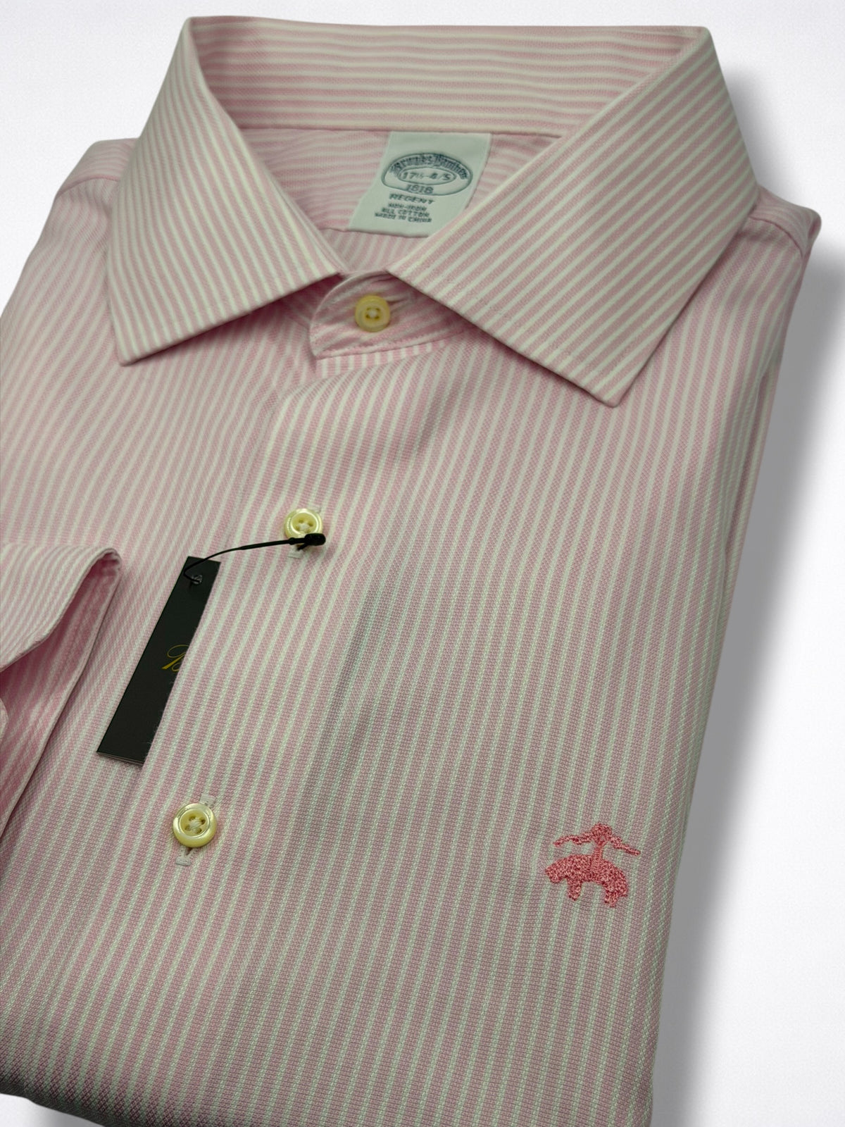 Camisa Brooks Brothers Classic Fit 17 1/2 Manga Larga 34/35  Talla XL
