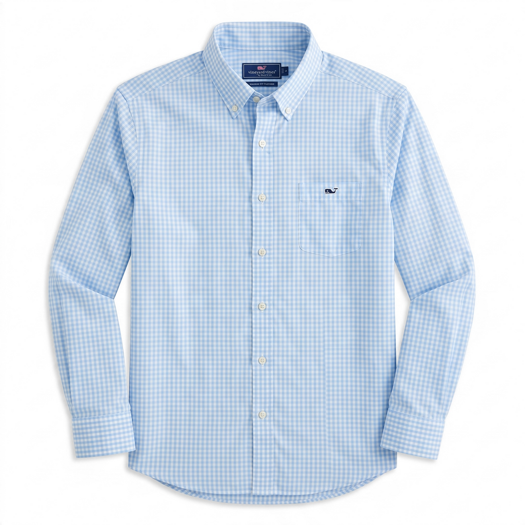 Camisa Vineyard Vines Classic Fit manga larga talla XL