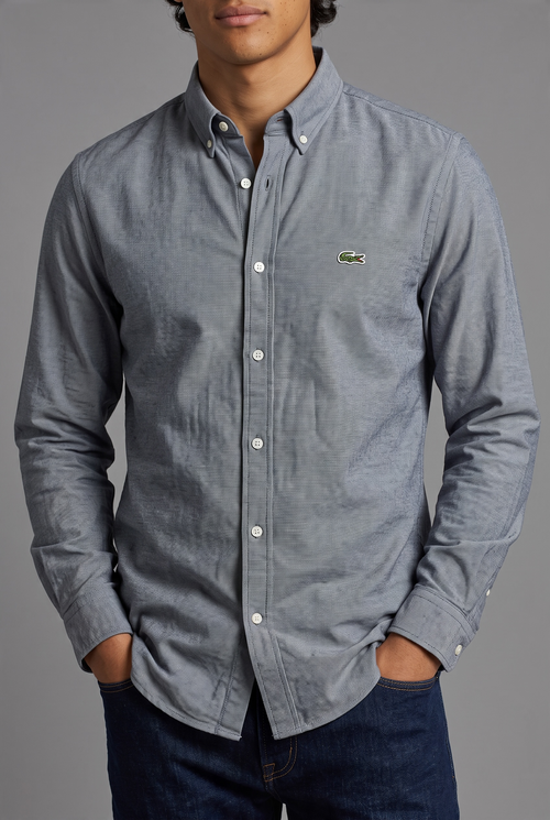 Camisa Lacoste talla M slim fit stretch, viene reducida, sirve para  talla S
