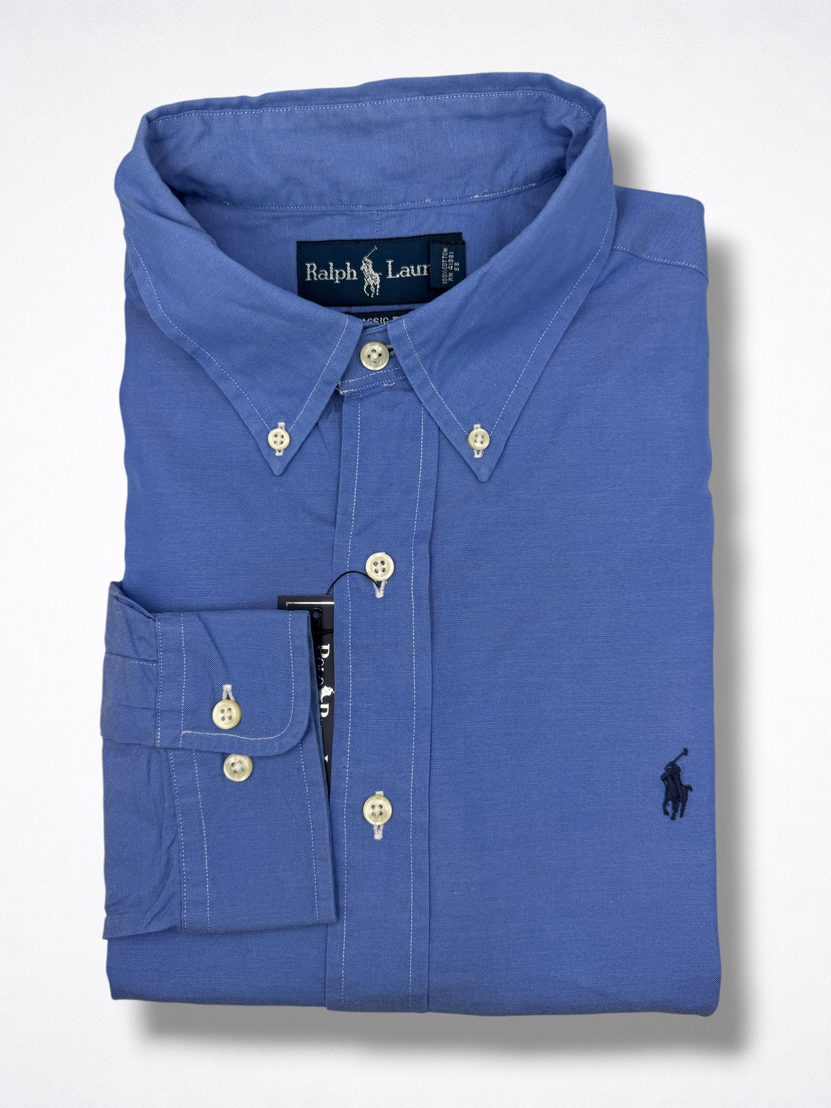 Camisa Polo Ralph Lauren Classic Fit manga larga talla L