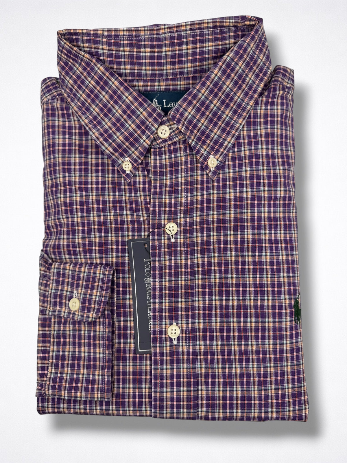 Camisa Polo Ralph Lauren Classic Fit Manga Larga Talla L