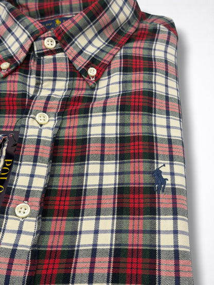 Camisa Polo Ralph Lauren Custom Fit Manga Larga Talla S