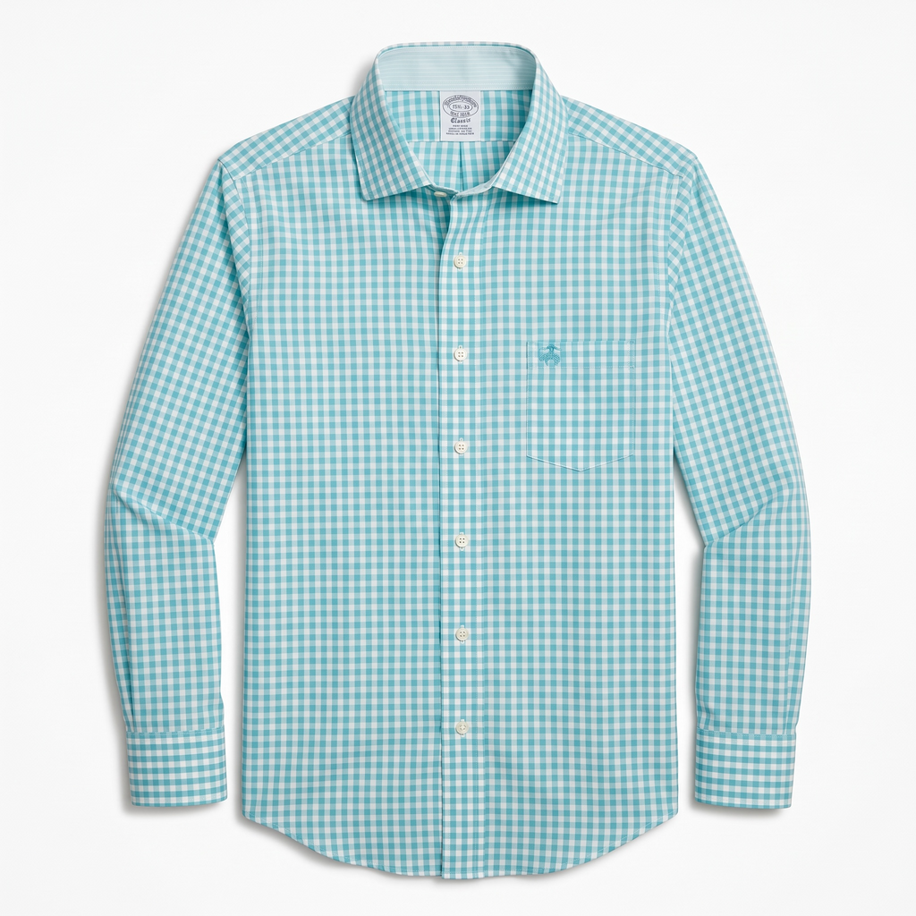 Camisa Brooks Brothres Classic Fit manga larga talla M