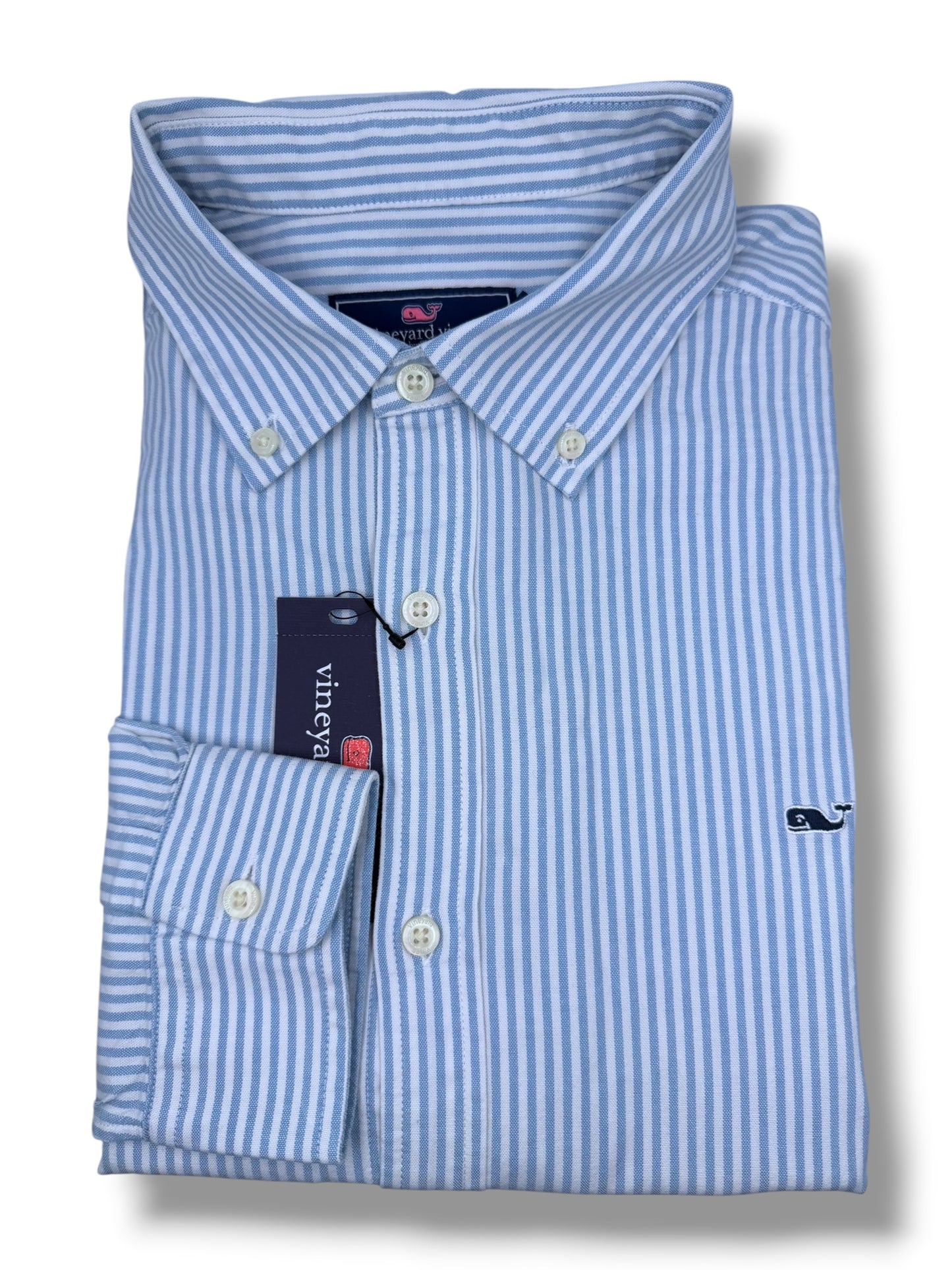 Camisa Vineyard Vines Classic Fit Manga Larga Talla L