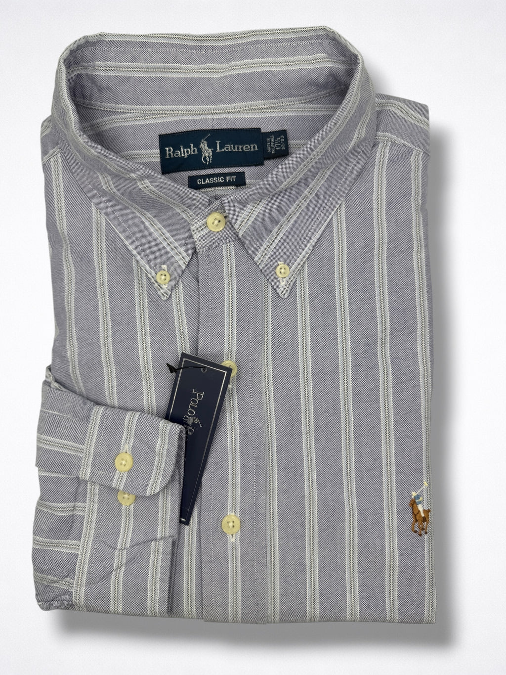 Camisa Polo Ralph Lauren Classic Fit manga larga talla XL