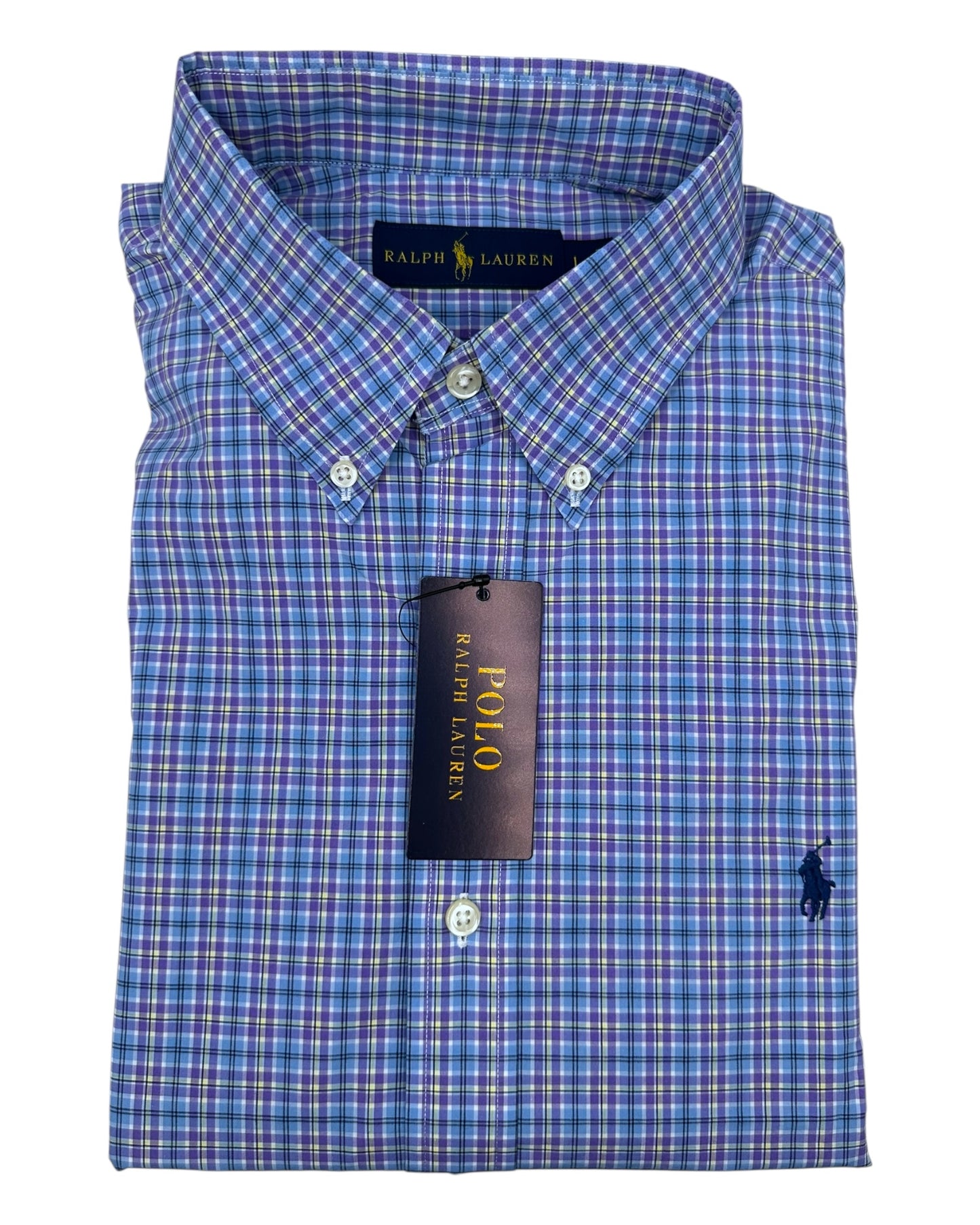 Camisa Polo Ralph Lauren Classic Fit Manga Larga Talla L