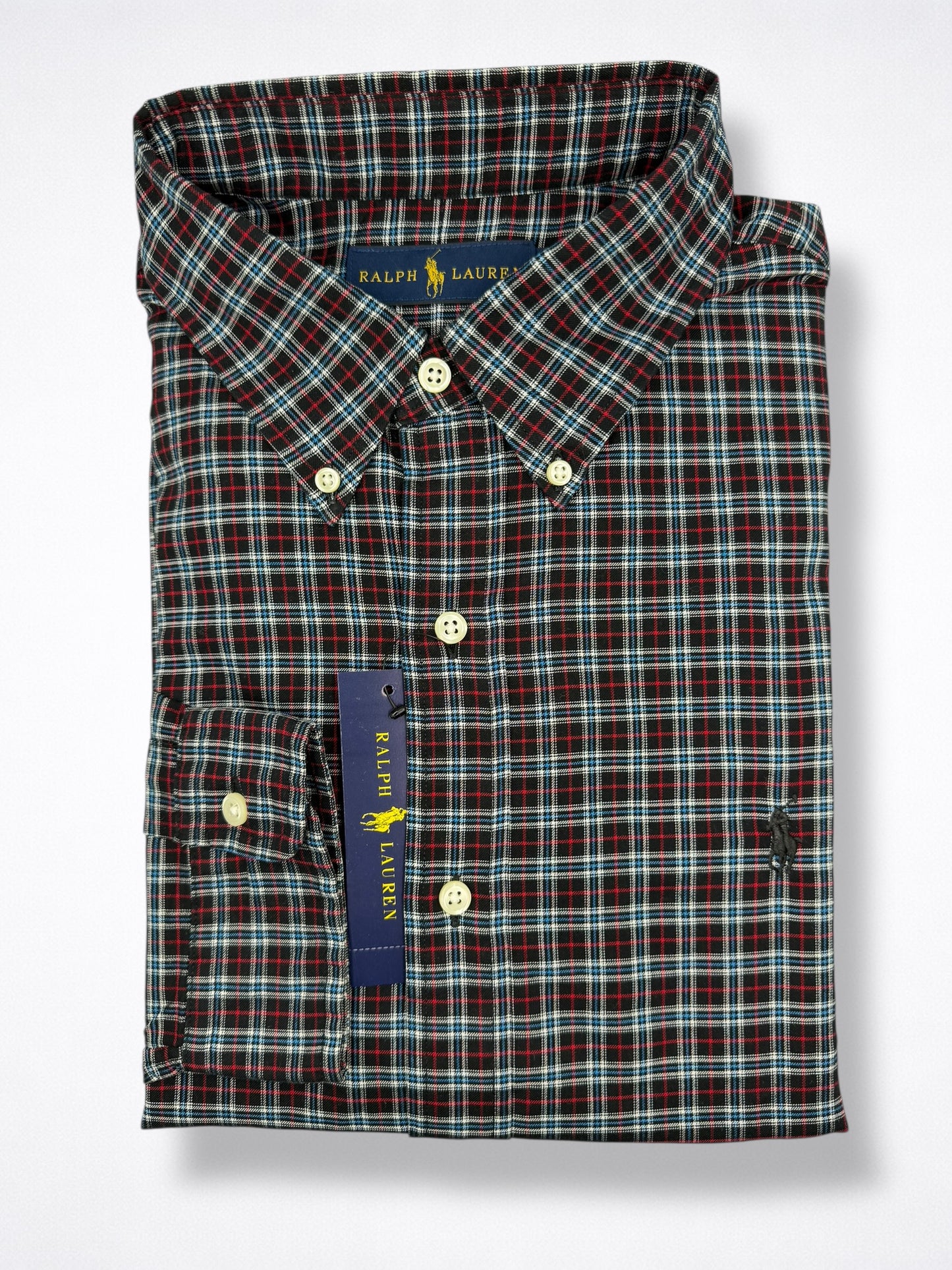 Camisa Polo Ralph Lauren Classic Fit Manga Larga Talla L
