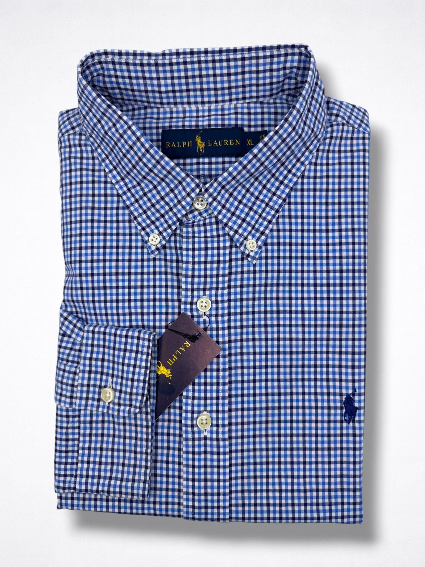 Camisa Polo Ralph Lauren Classic Fit Manga Larga Talla XL