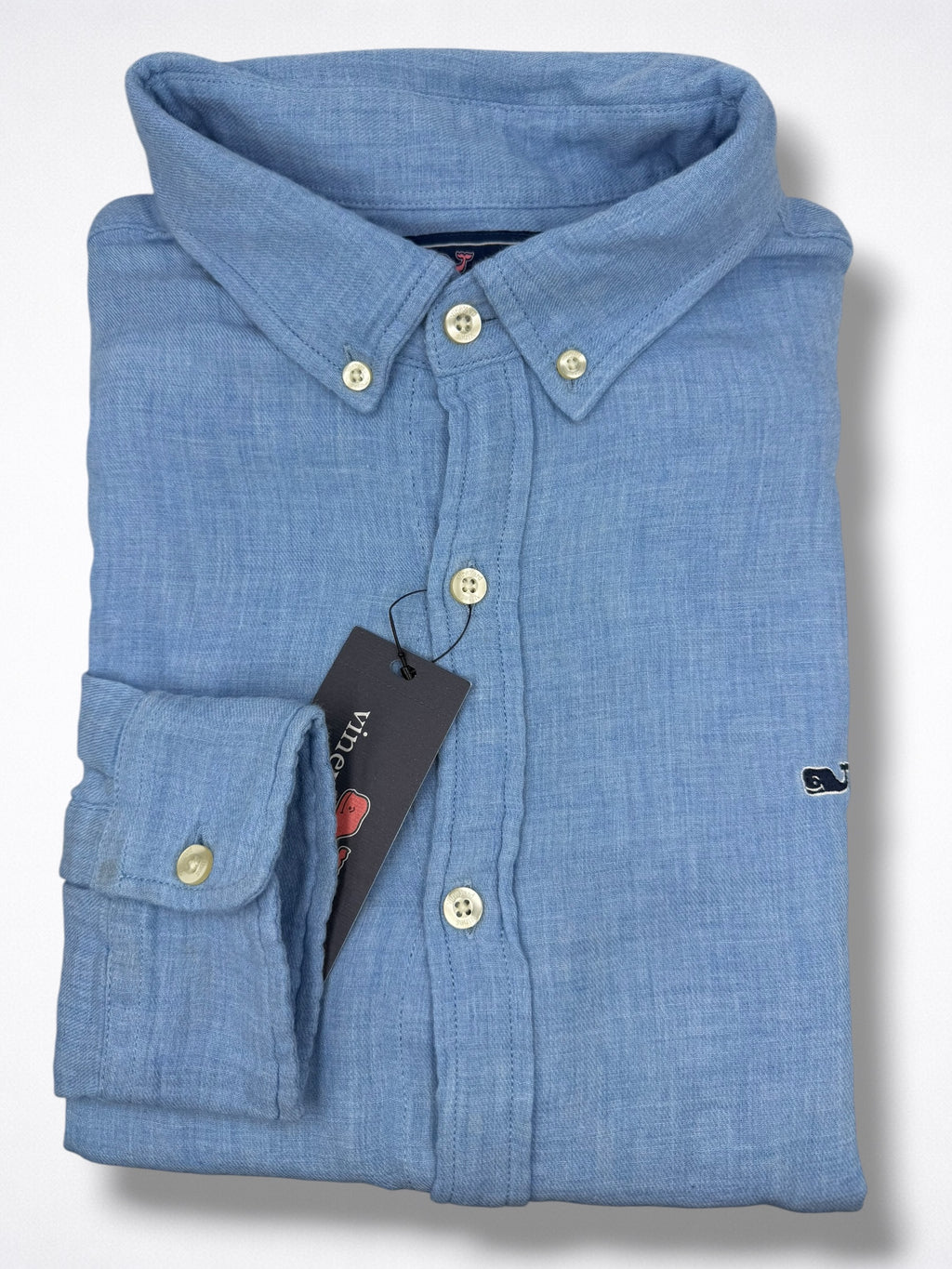 Camisa Vineyard Vines Classic Fit Manga Larga Talla M