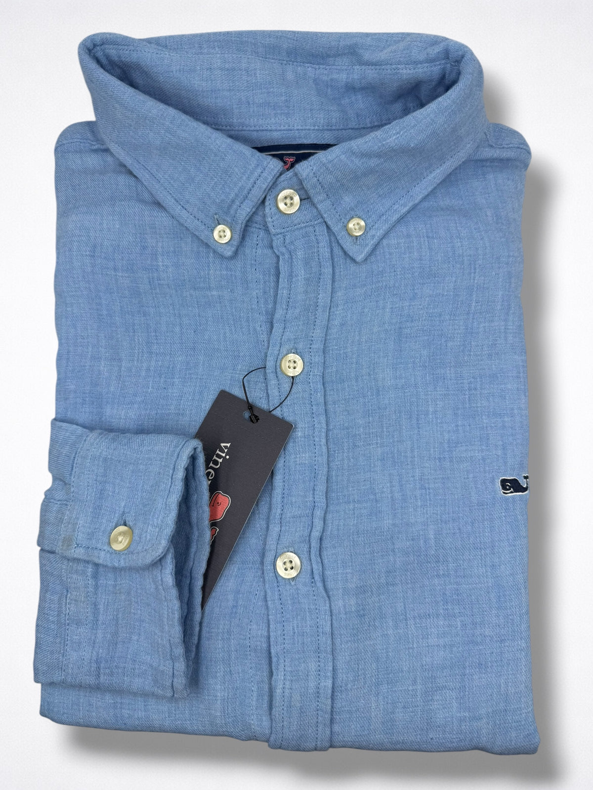 Camisa Vineyard Vines Classic Fit Manga Larga Talla M