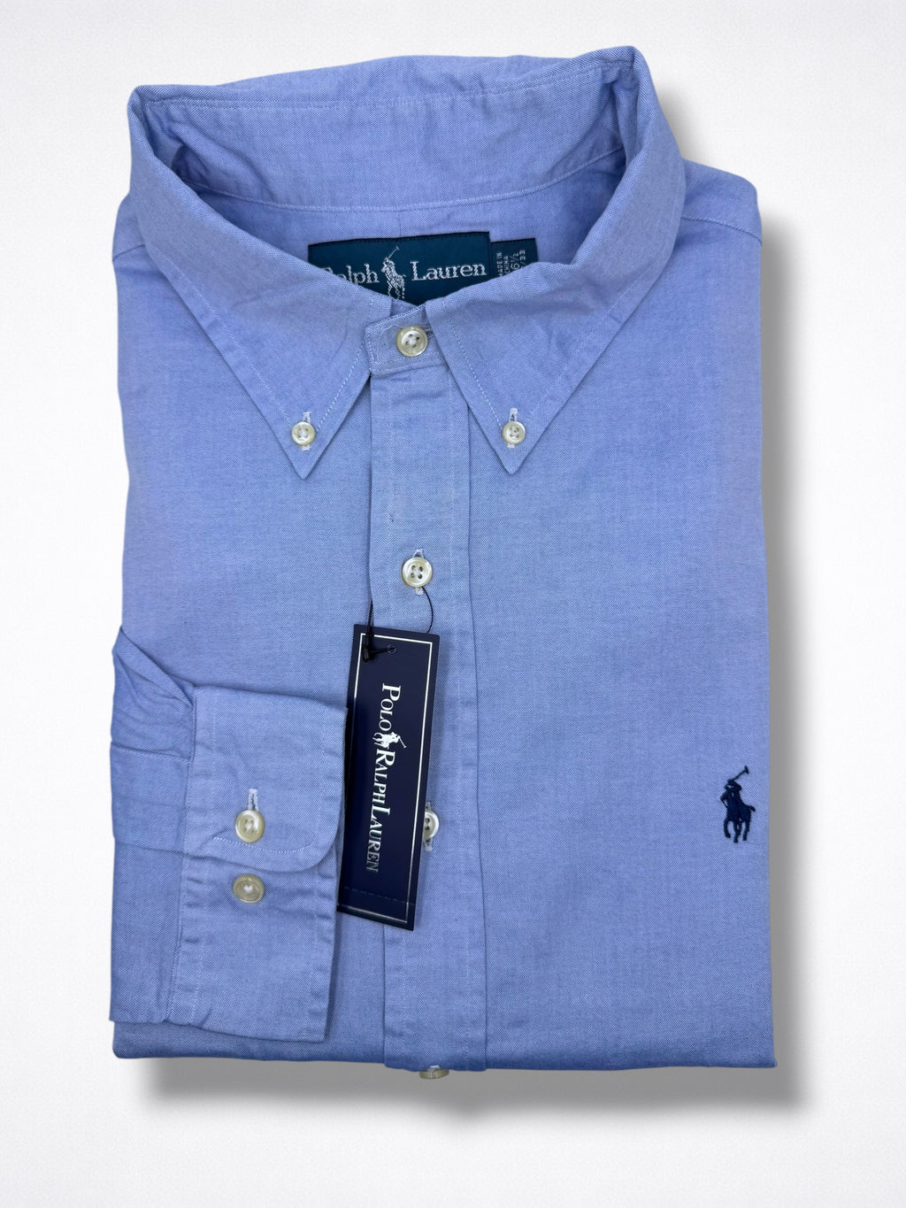 Camisa Polo Ralph Lauren 16 1/2 Classic Fit Manga Larga 32/33 Talla L