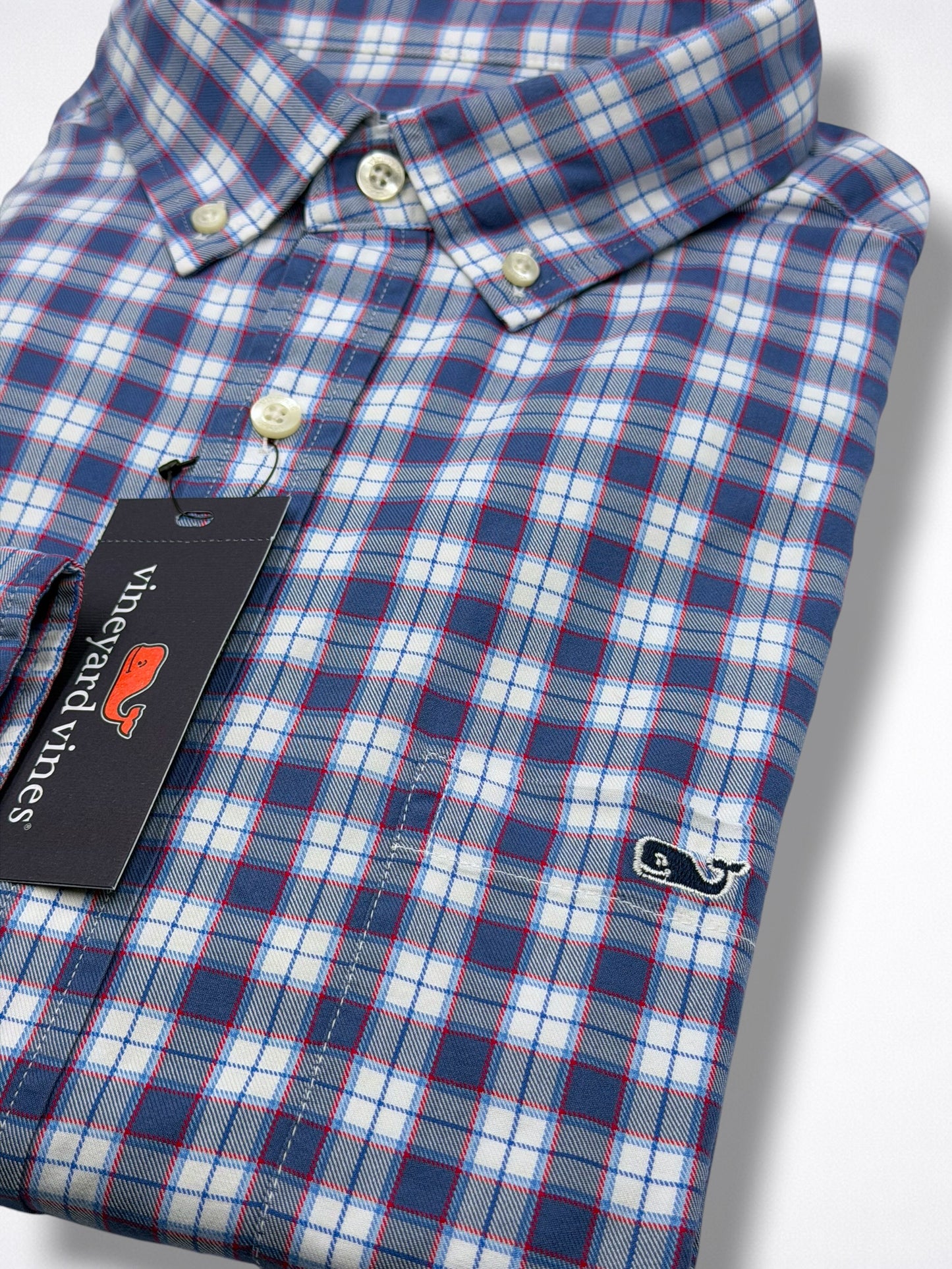 Camisa Vineyard Vines Classic Fit Manga Larga Talla L