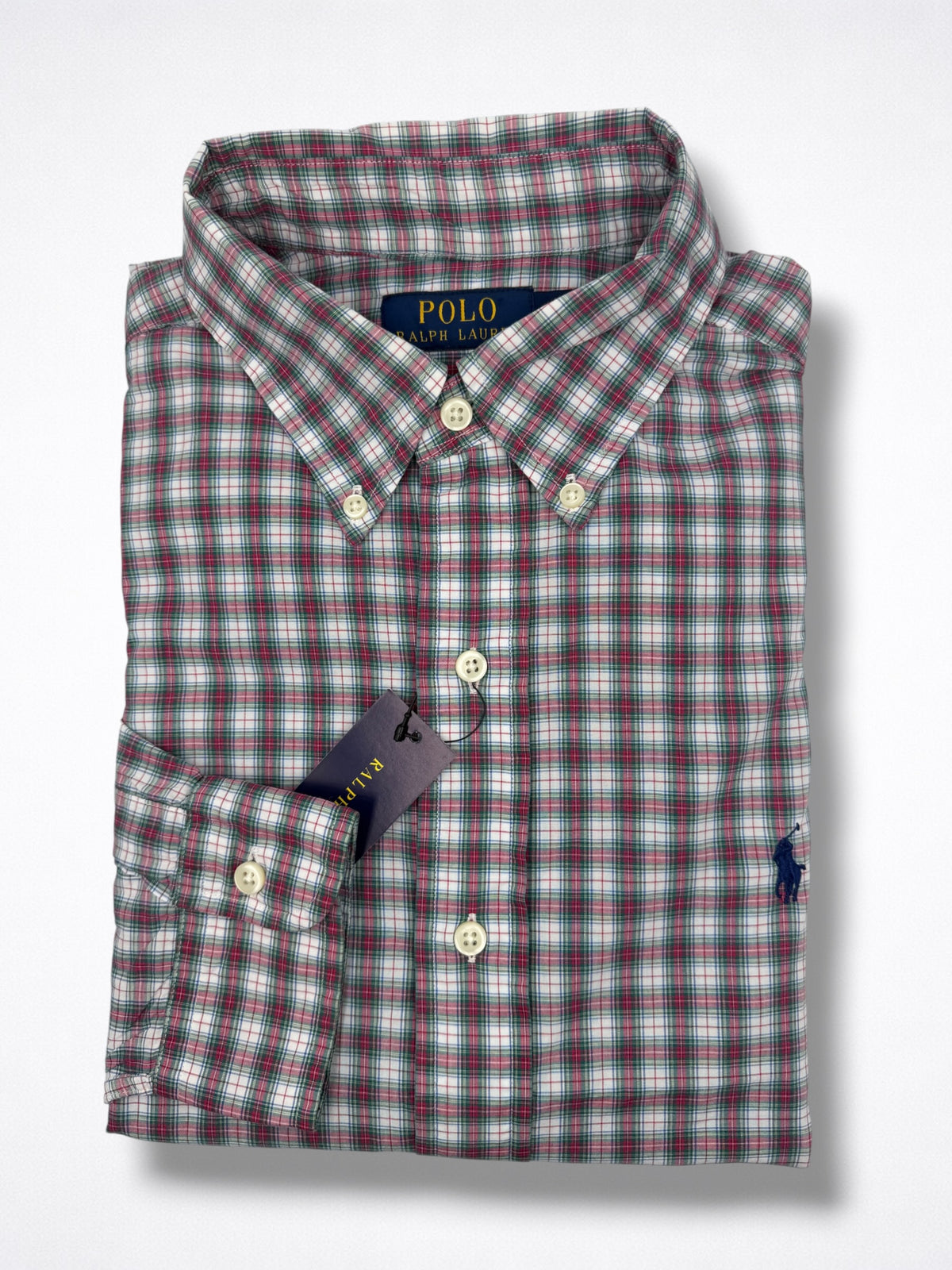 Camisa Polo Ralph Lauren Classic Fit Manga Larga Talla M