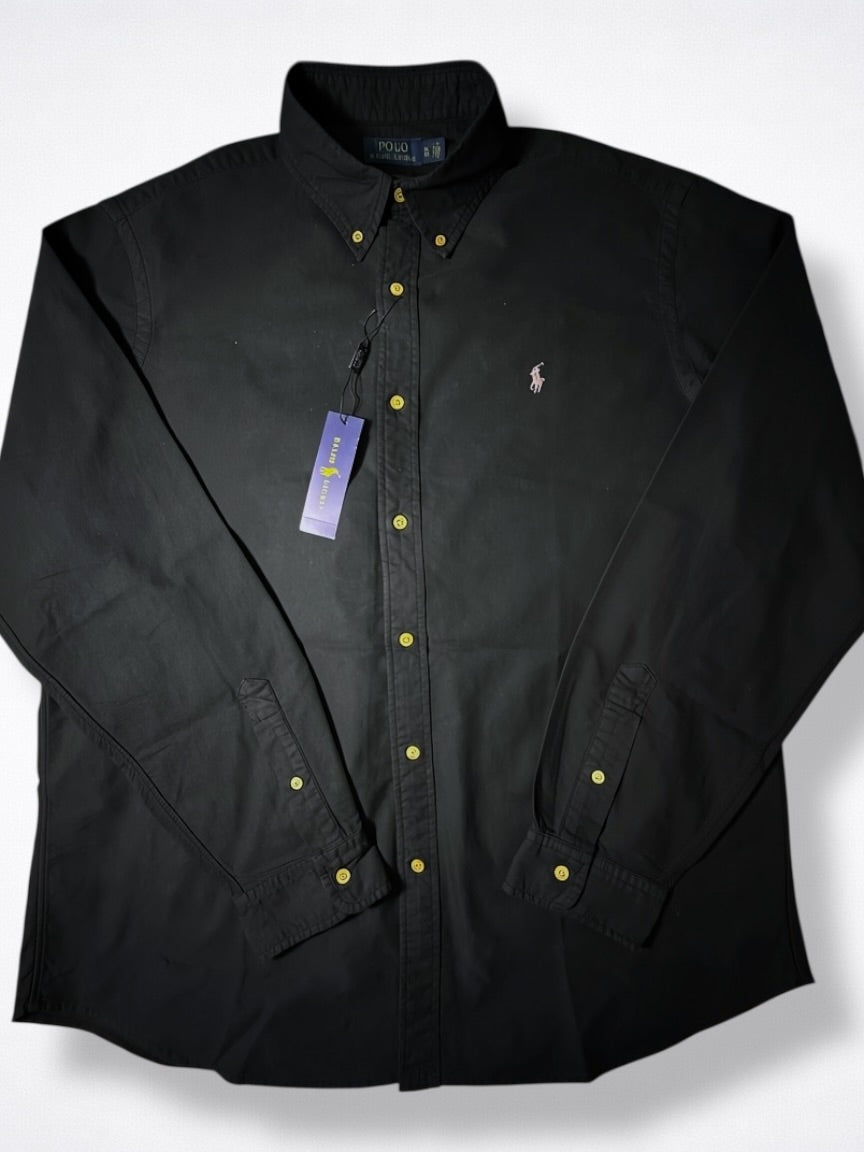 Camisa Polo Ralph Lauren Classic Fit Manga Larga Talla XL