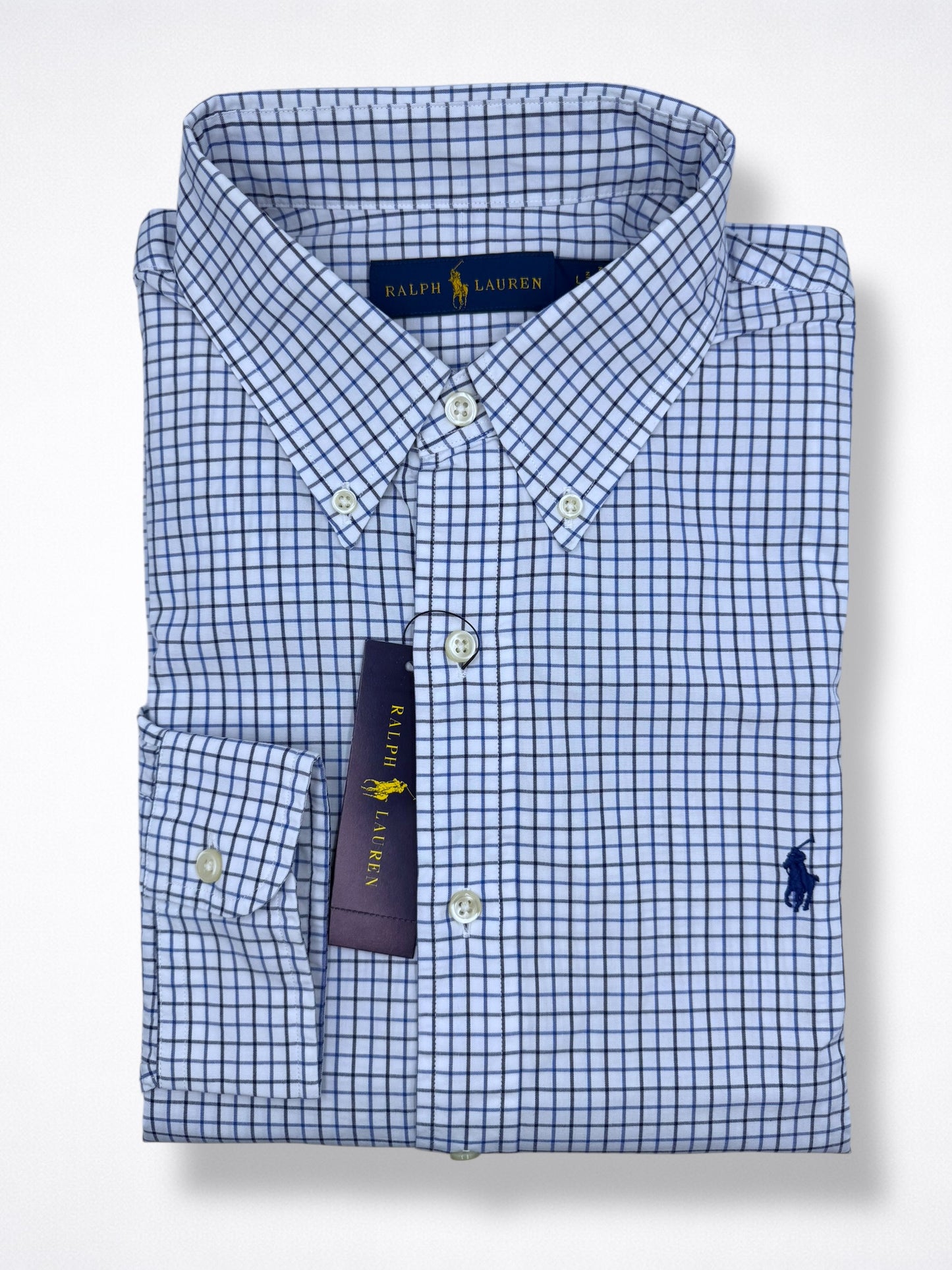 Camisa Polo Ralph Lauren Classic Fit Manga Larga Talla L