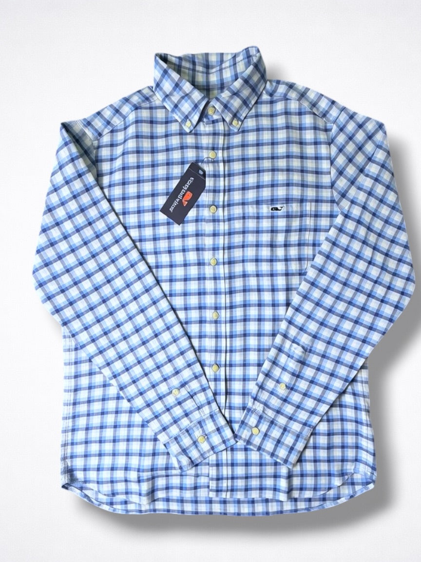 Camisa Vineyard Vines Classic Fit Manga Larga Talla M