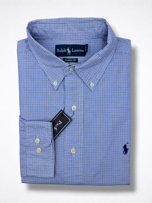 Camisa Polo Ralph Lauren Classic Fit Manga Larga 32/33 Talla L