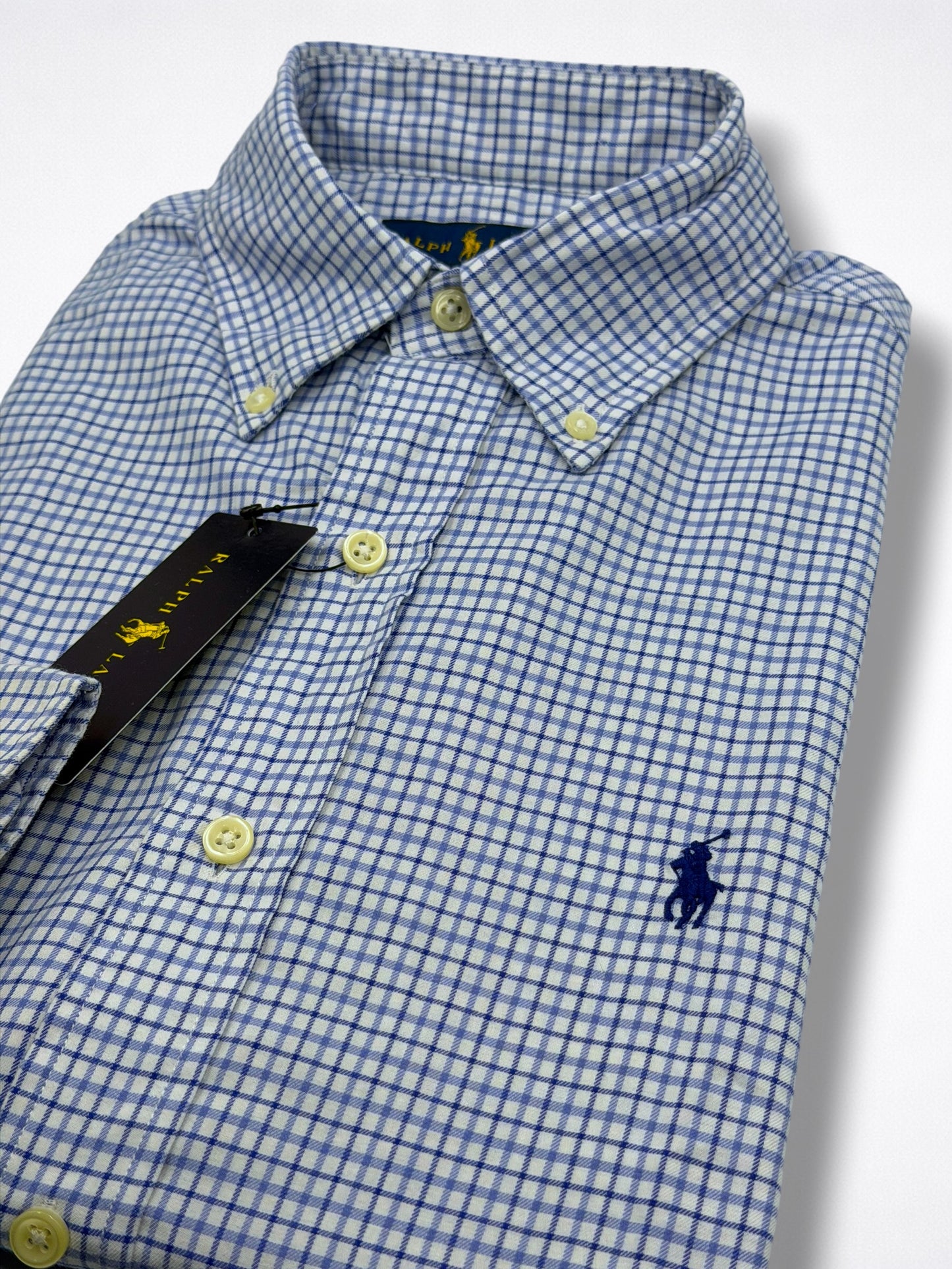 Camisa Polo Ralph Lauren Slim Fit Manga Larga Talla XS