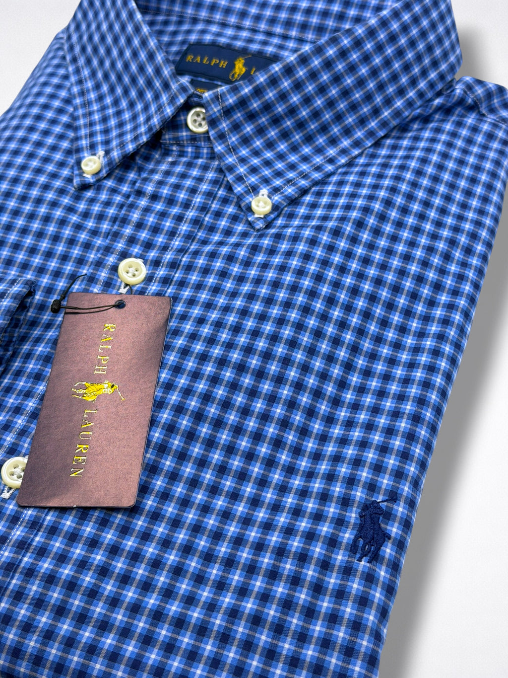 Camisa Polo Ralph Lauren Classic Fit Manga Larga Talla L