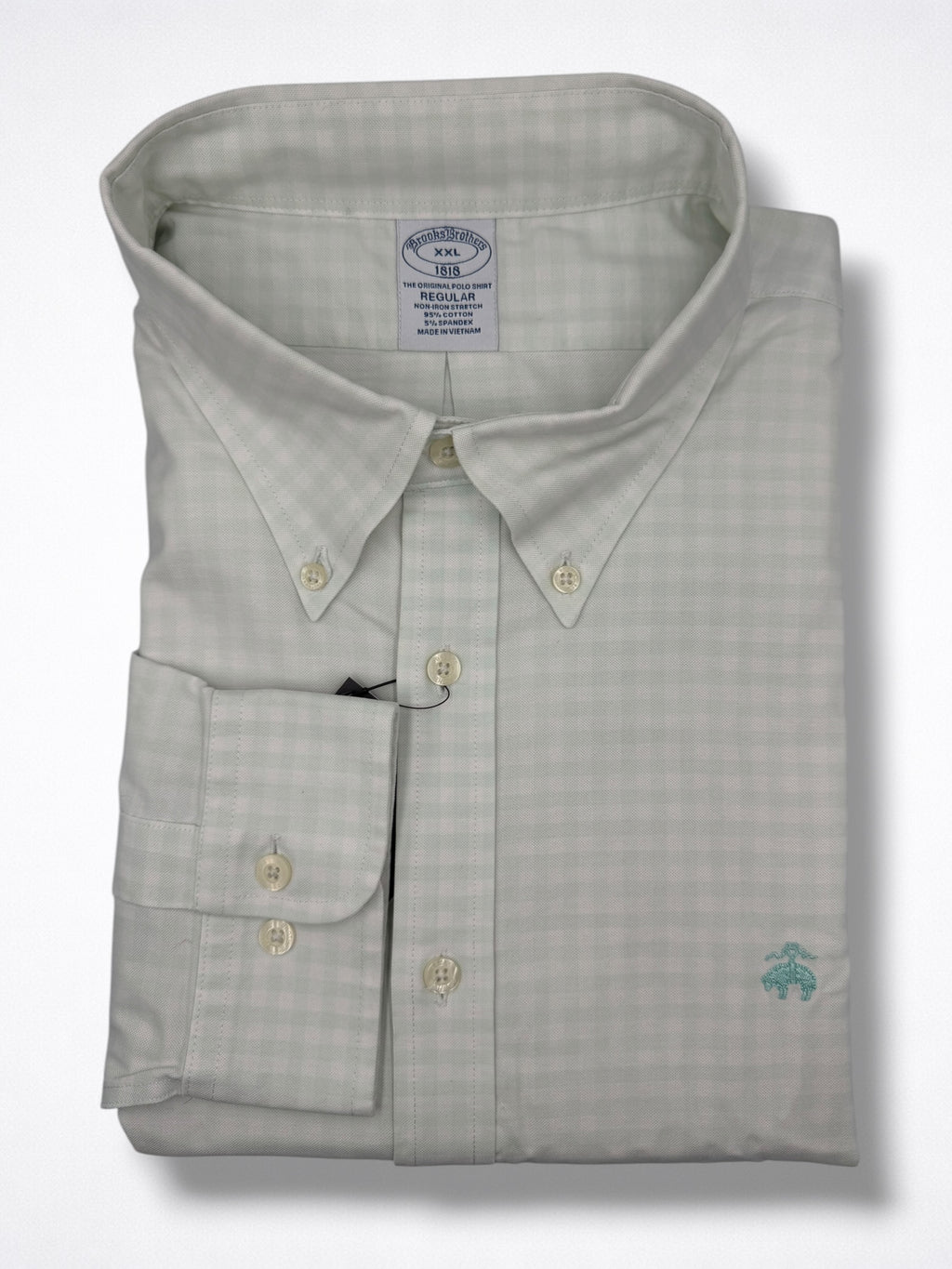 Camisa Brooks Brothers Classic Fit Manga Larga Talla XXL
