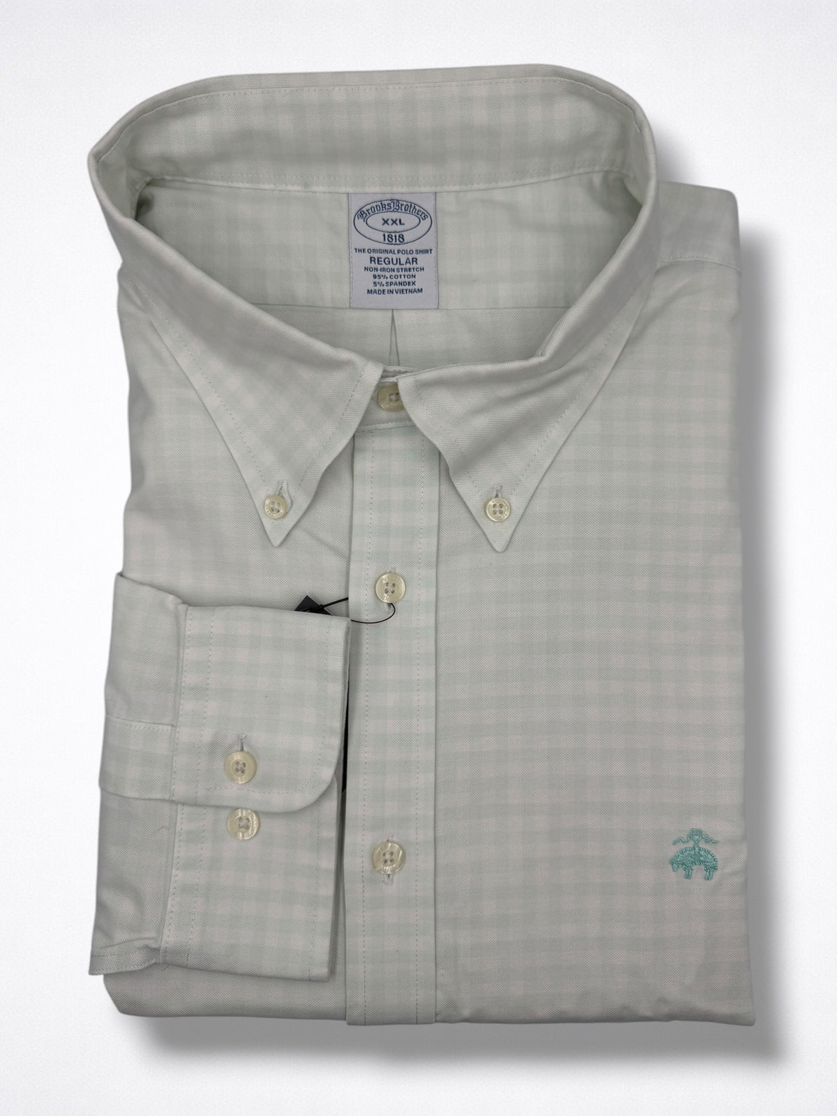 Camisa Brooks Brothers Classic Fit Manga Larga Talla XXL