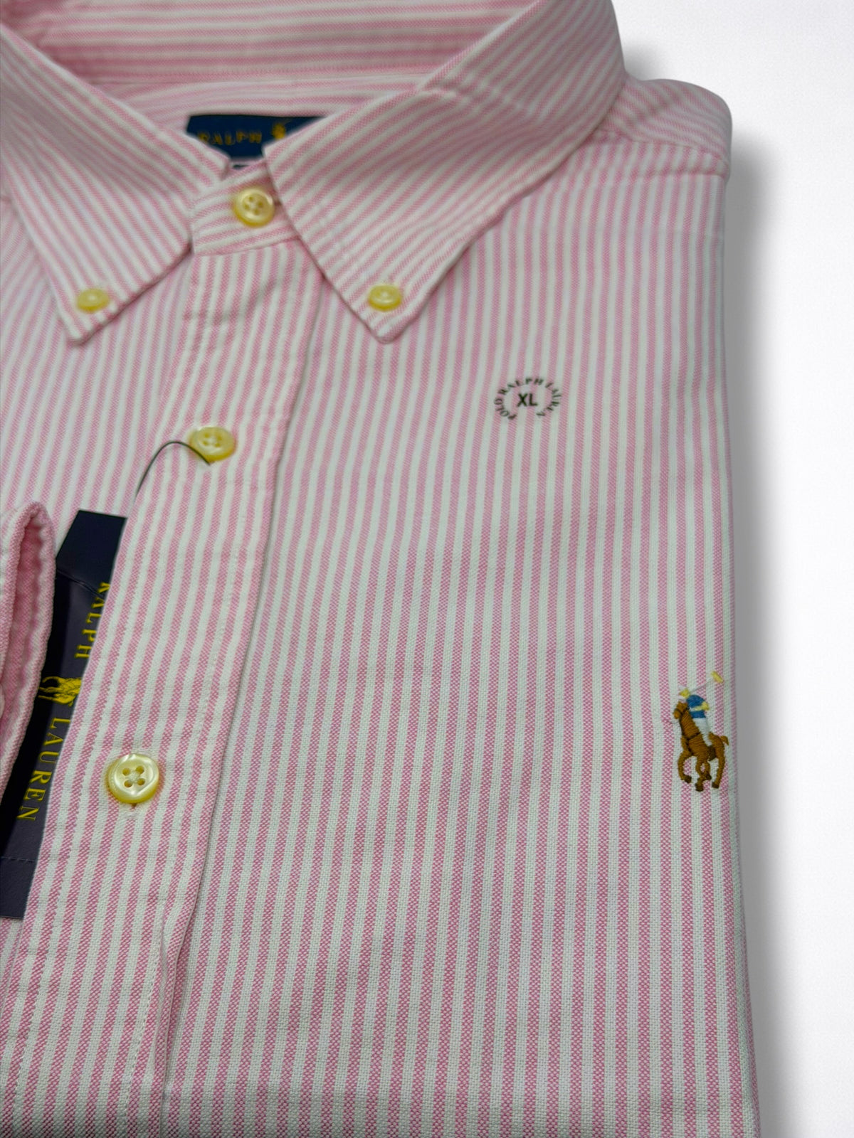 Camisa Polo Ralph Lauren Classic Fit Manga Larga Talla XL