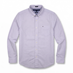 Camisa Tommy Hilfiger Custom Fit manga larga talla M