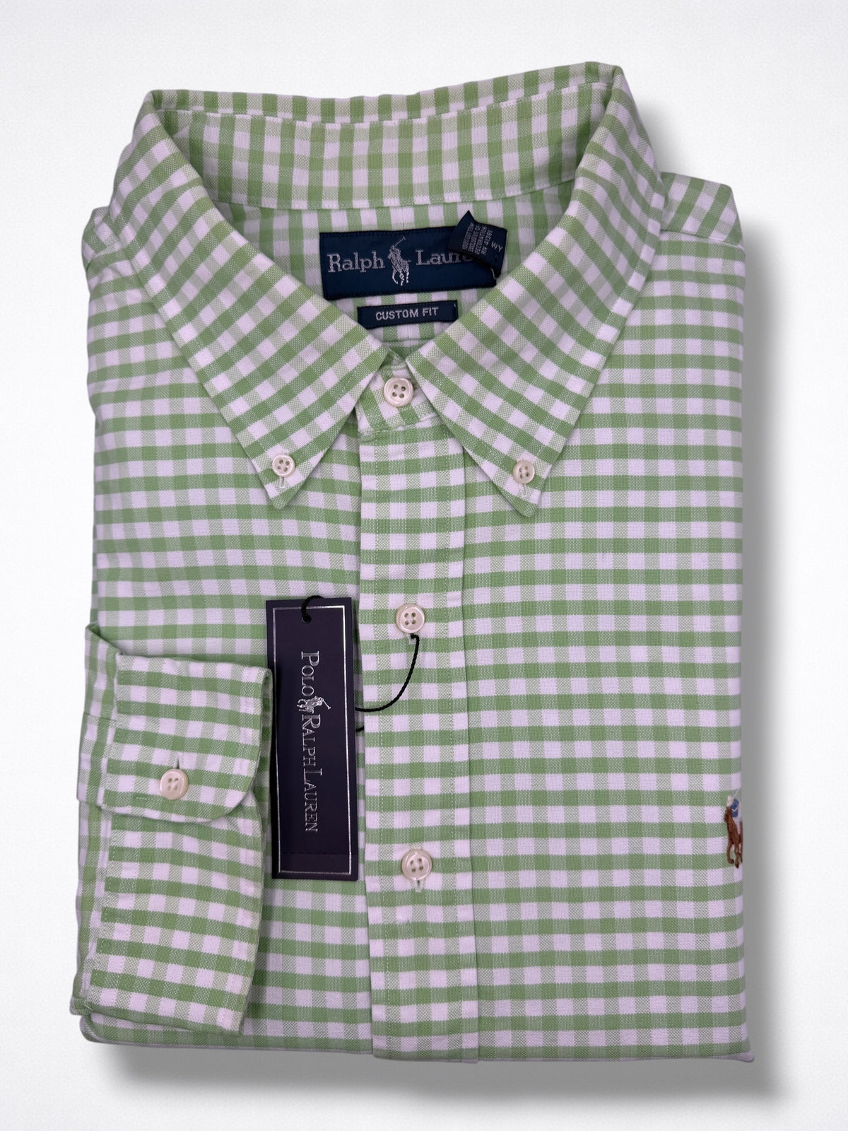 Camisa Polo Ralph Lauren Custom Fit Manga Larga Talla XXL