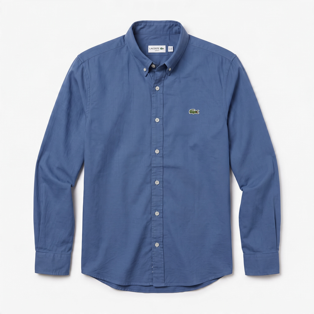 Camisa Lacoste talla L slim fit stretch, viene reducida, sirve para talla S