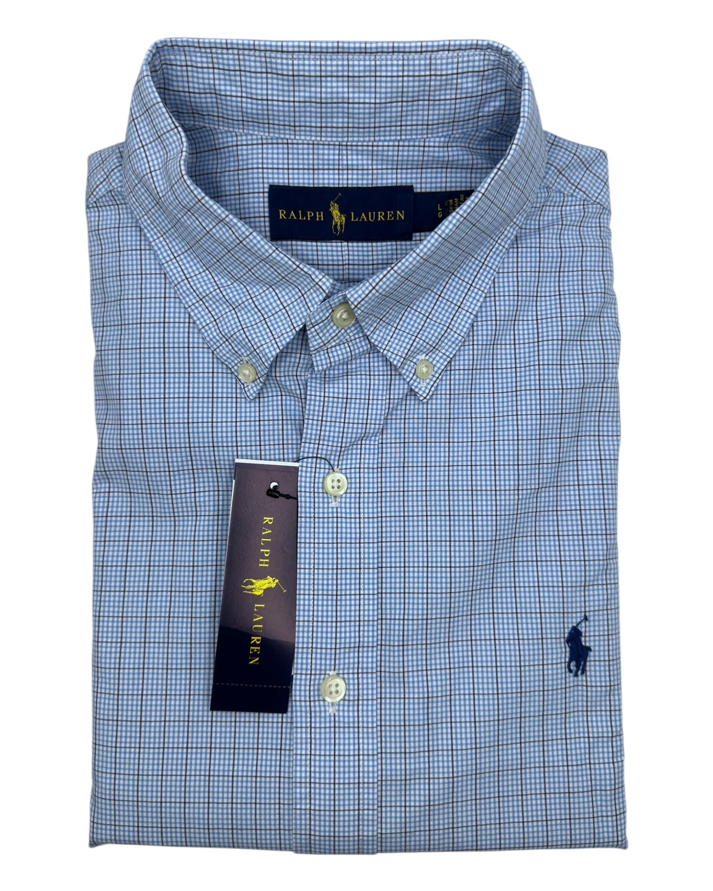 Camisa Polo Ralph Lauren Classic Fit Manga Larga Talla L