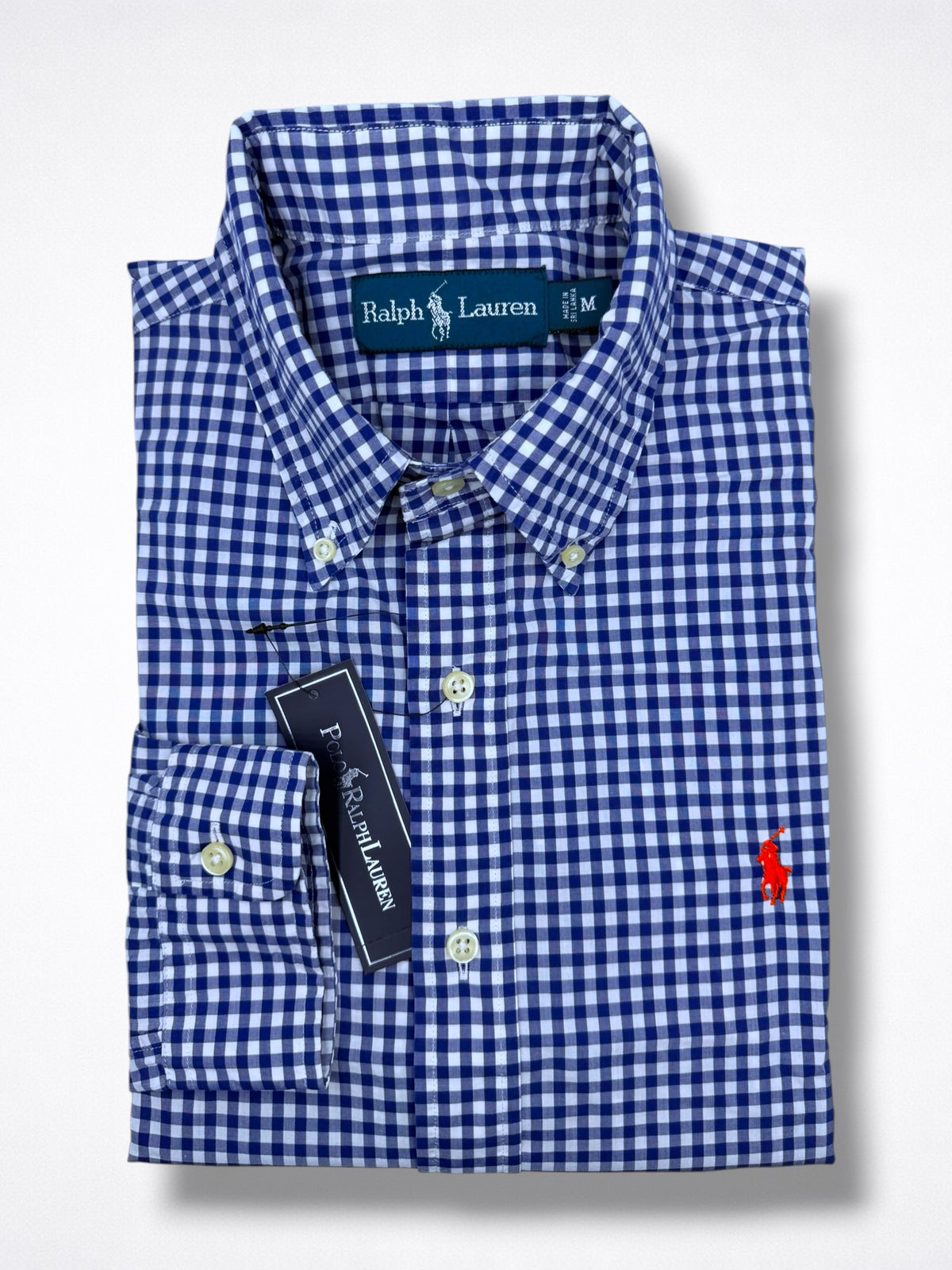 Camisa Polo Ralph Lauren Classic Fit Manga Larga Talla M