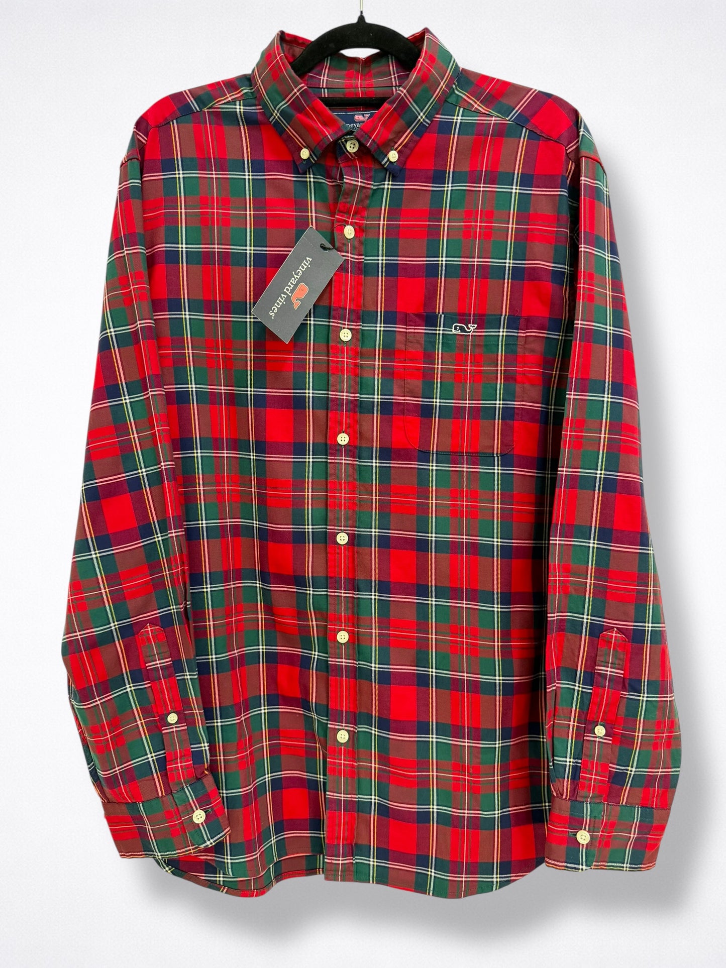 Camisa Vineyard Vines Classic Fit Manga Larga Talla L