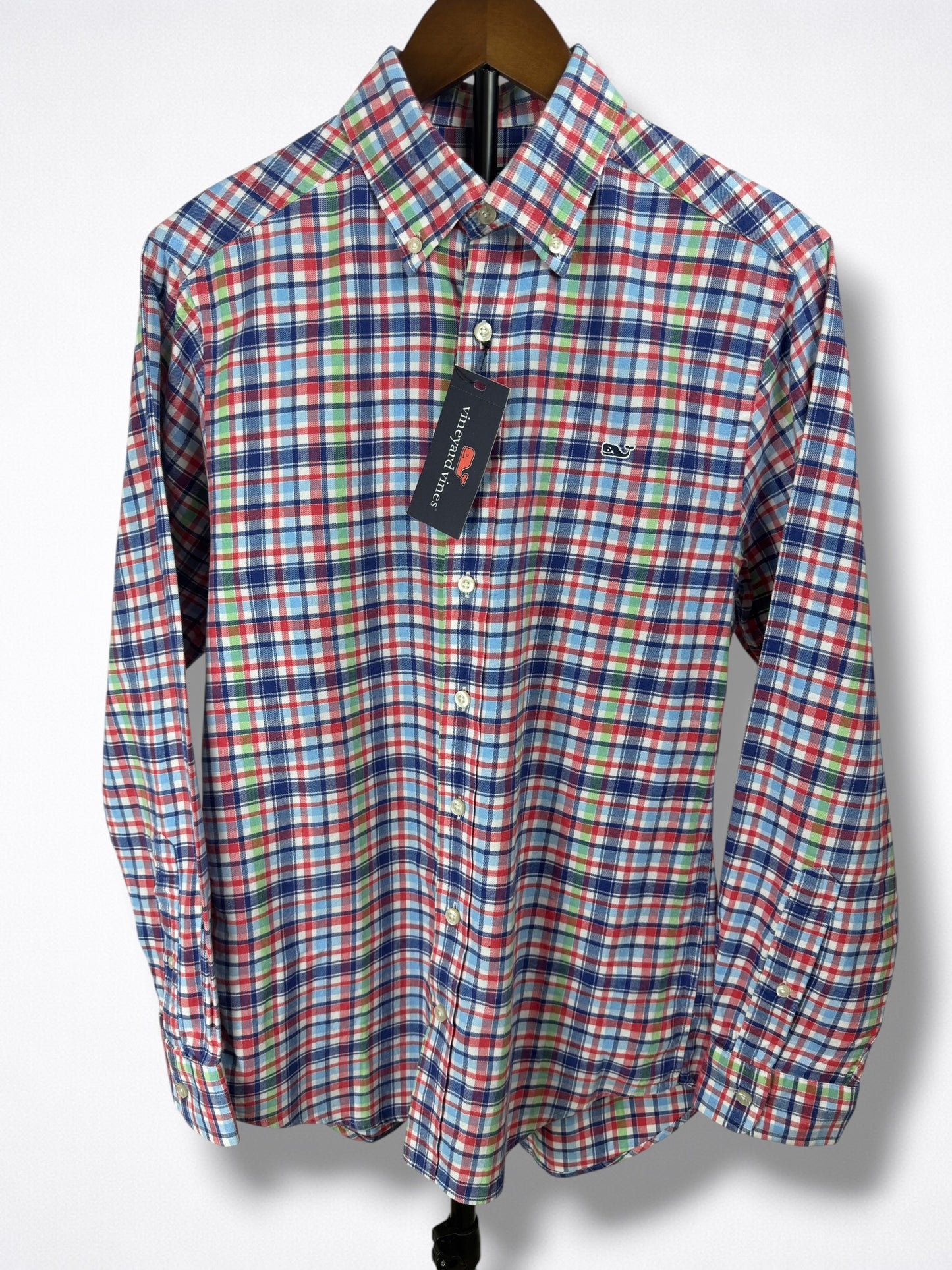 Camisa Vineyard Vines Classic Fit Manga Larga Talla S