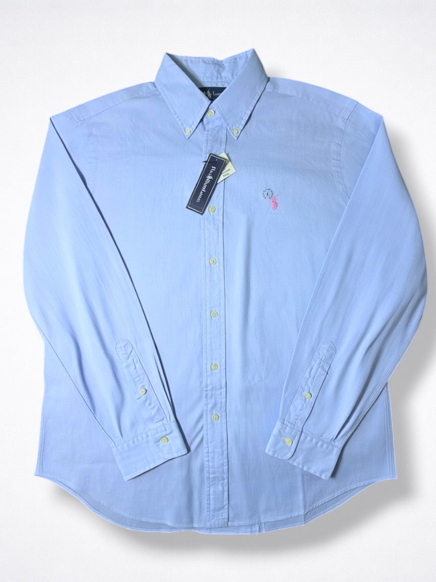 Camisa Polo Ralph Lauren Classic Fit Manga Larga Talla L