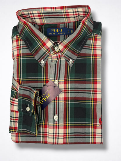 Camisa Polo Ralph Lauren Classic Fit Manga Larga Talla XXL