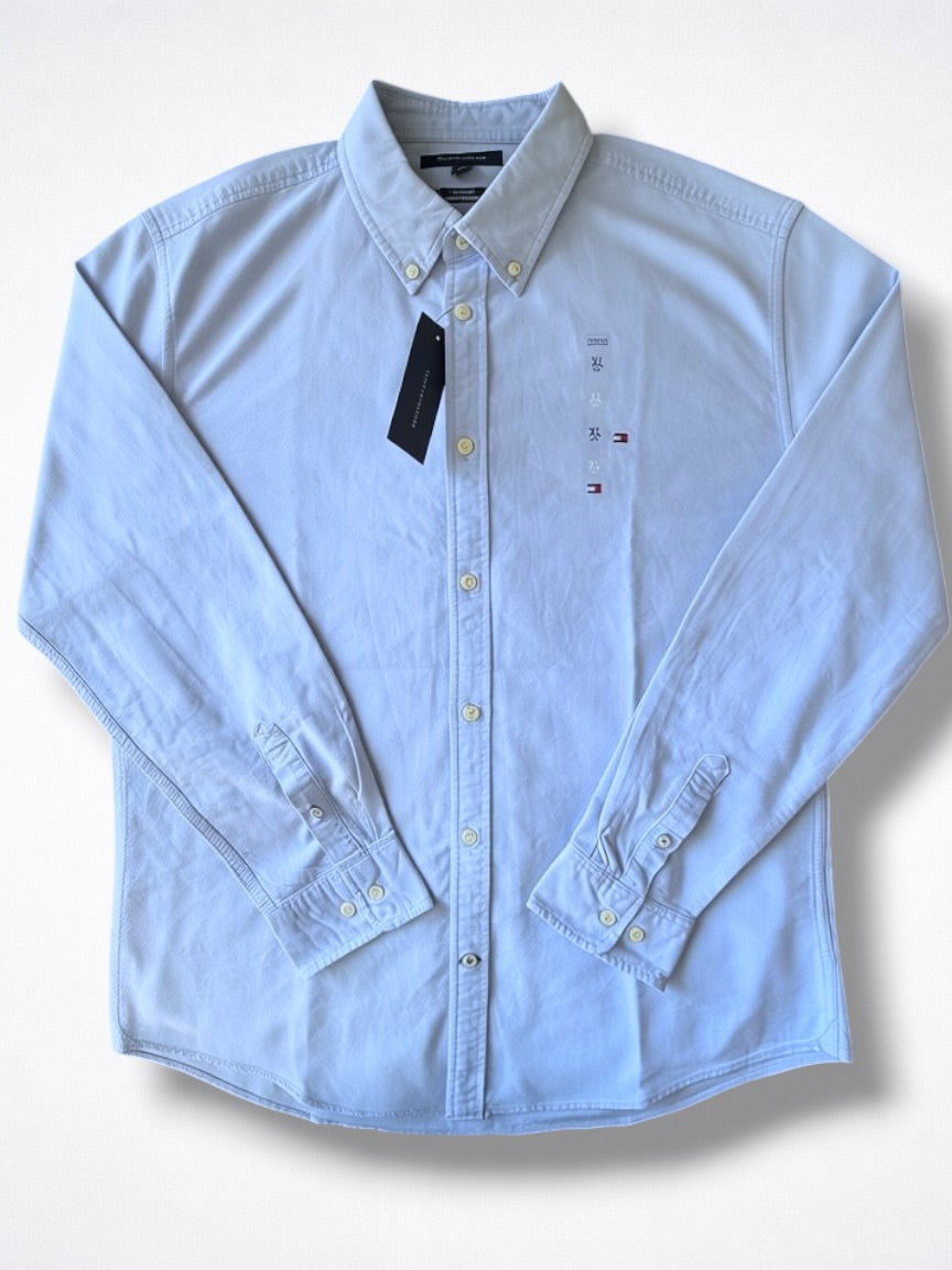 Camisa Tommy Hilfiger Custom Fit Manga Larga Talla XL