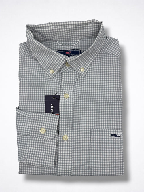 Camisa Vineyard Vines Classic Fit manga larga talla XL