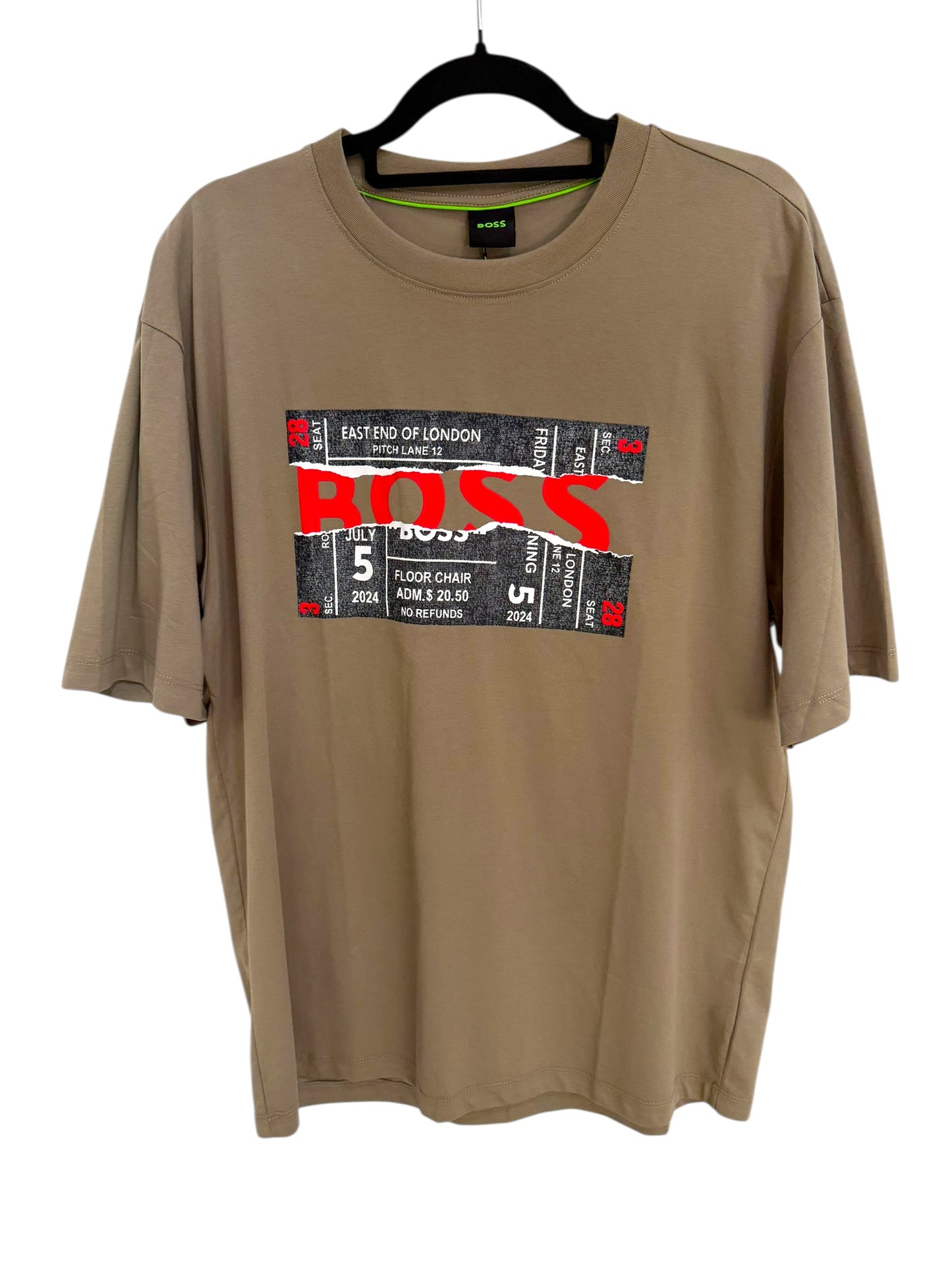Playera Boss Regular Fit Cuello Redondo Talla L