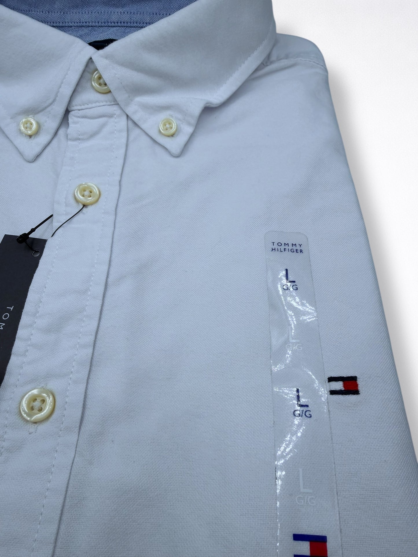 Camisa Tommy Hilfiger Classic Fit Manga Larga Talla L