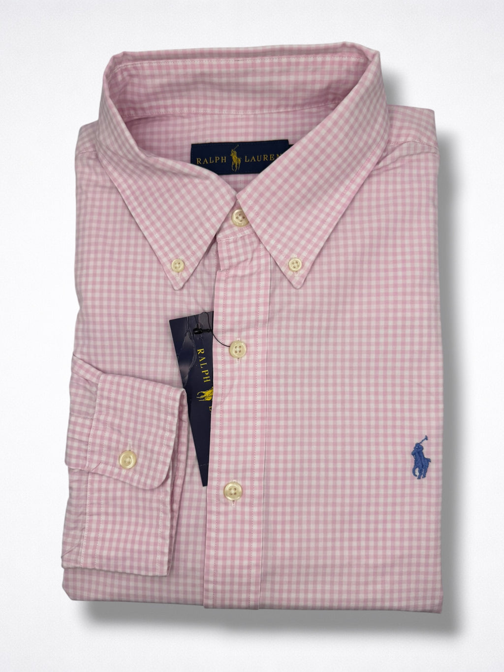 Camisa Polo Ralph Lauren Classic Fit Manga Larga Talla L