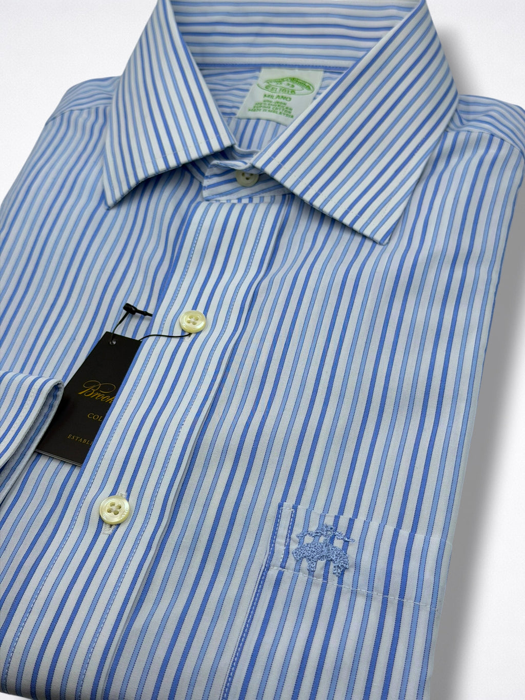 Camisa Brooks Brothers Classic Fit Manga Larga Talla S