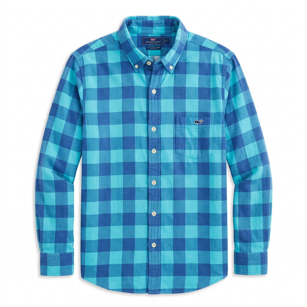 Camisa Vineyard Vines Classic Fit manga larga talla L