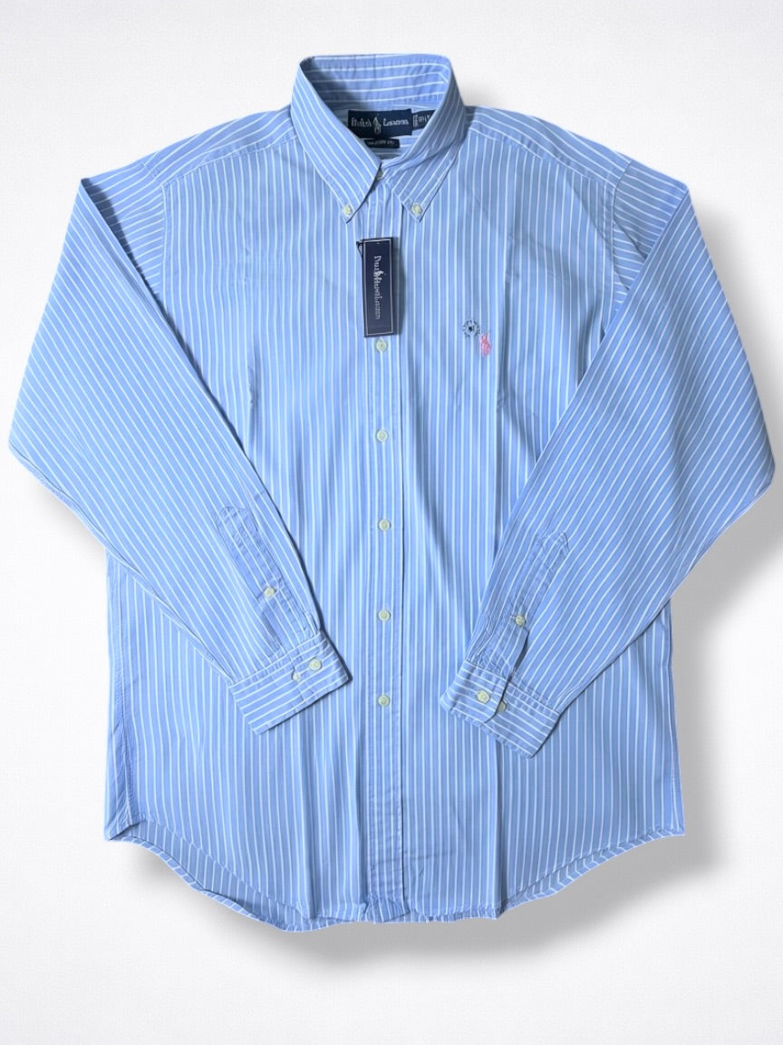 Camisa Polo Ralph Lauren Classic Fit Manga Larga Talla M