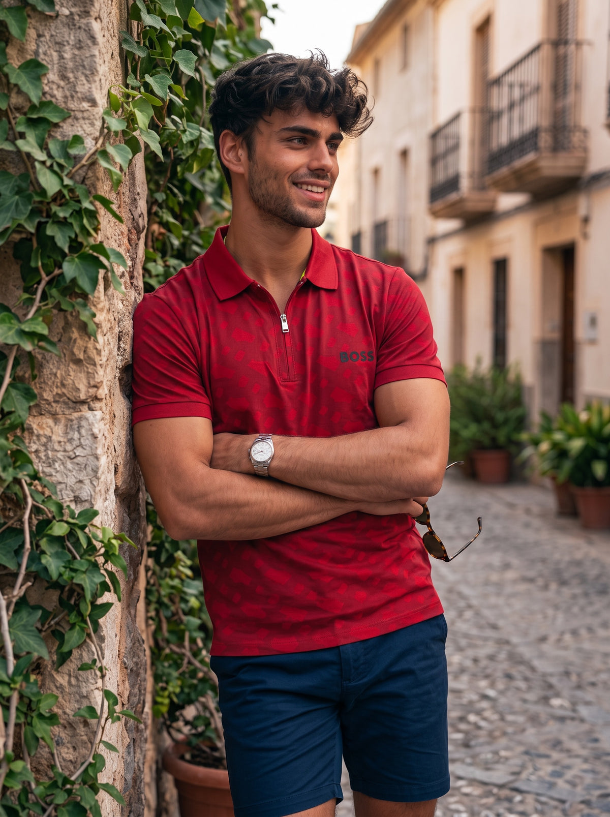 Playera Boss Classic Fit Tipo Polo Talla S