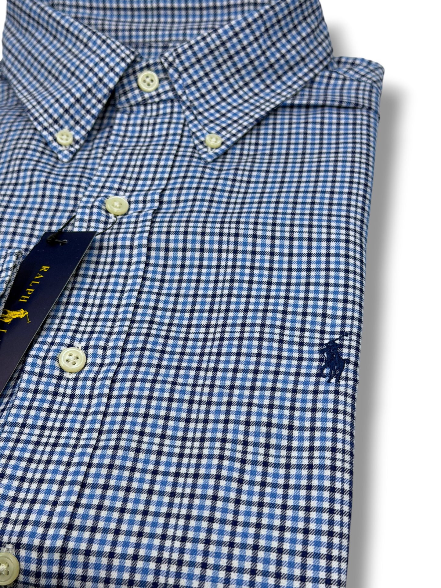 Camisa Polo Ralph Lauren Classic Fit Manga Larga Talla L