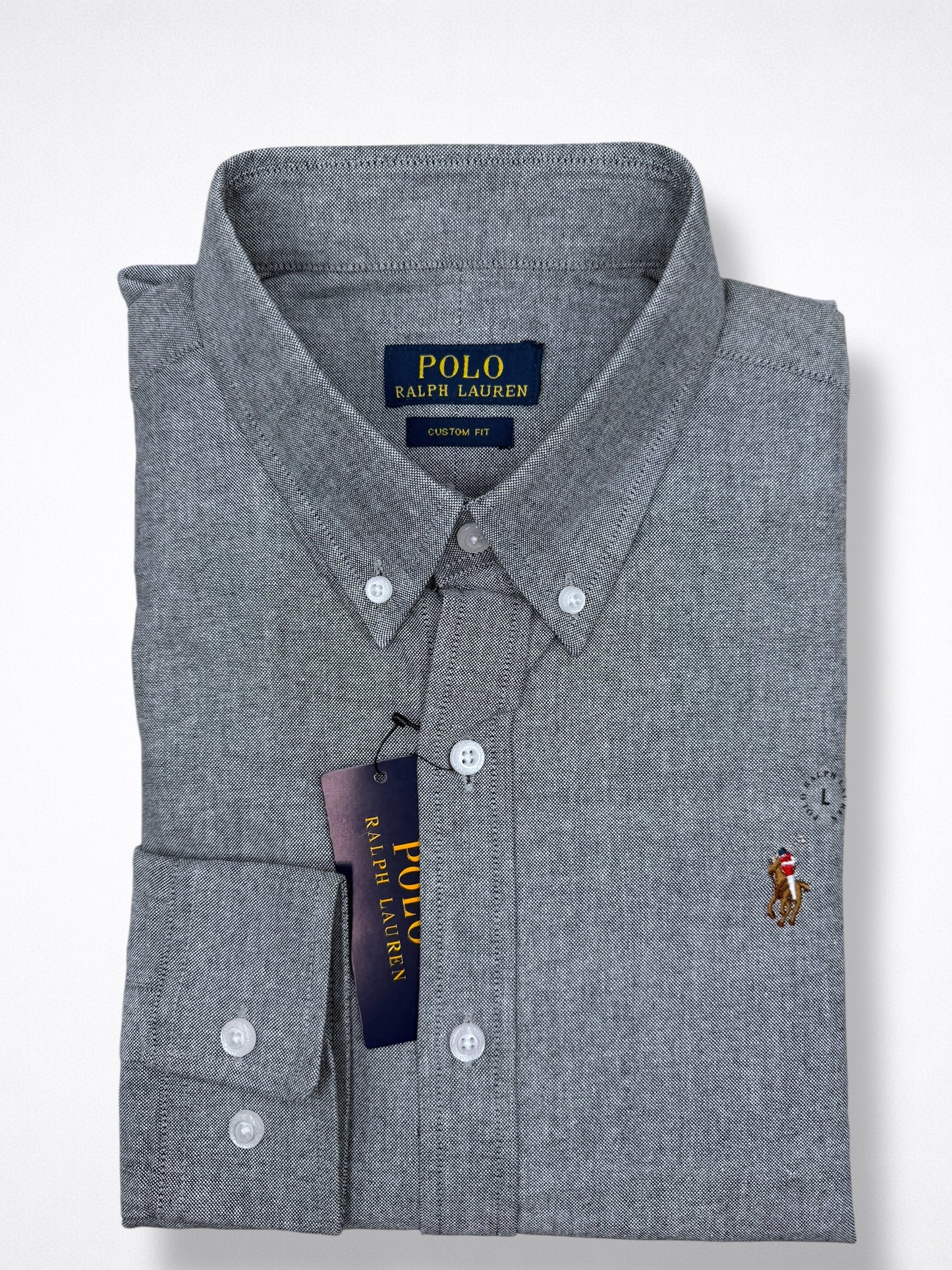 Camisa Polo Ralph Lauren Classic Fit Manga Larga Talla M