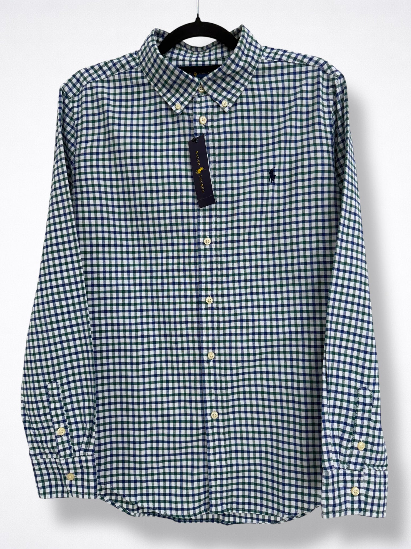 Camisa Polo Ralph Lauren Custom Fit Manga Larga Talla S