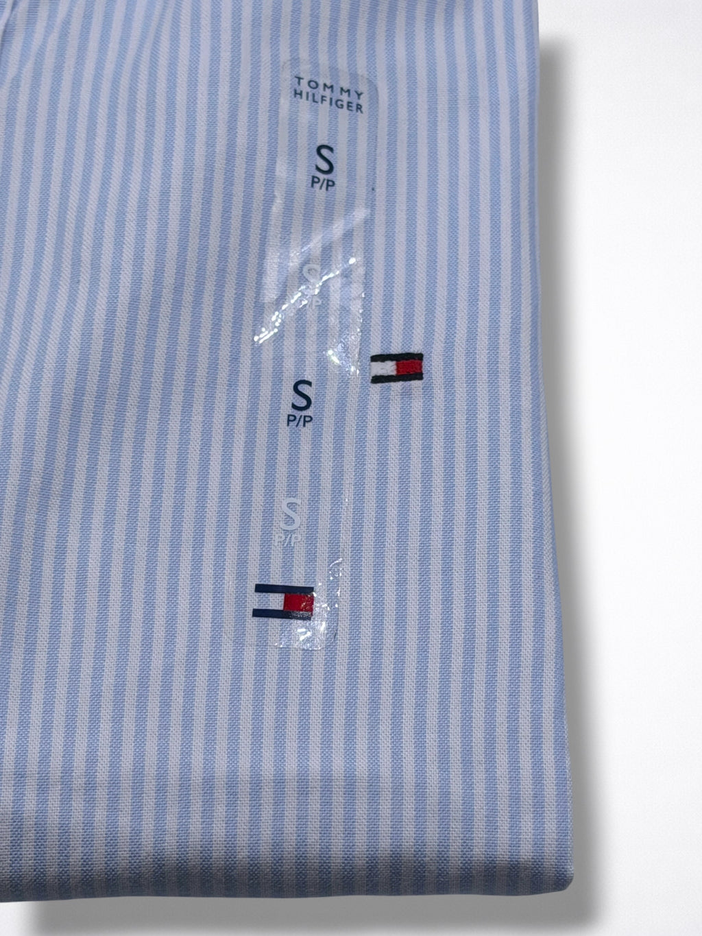 Camisa Tommy Hilfiger Classic Fit manga larga talla S